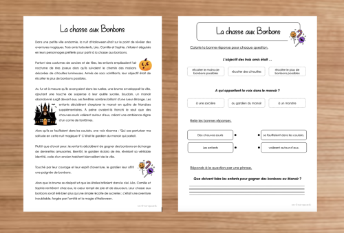 Compréhension de textes : Automne 