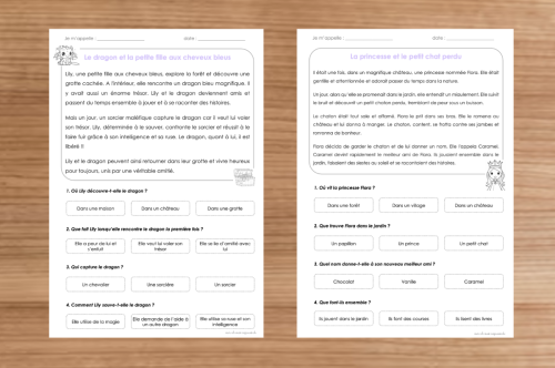 Compréhension de textes 