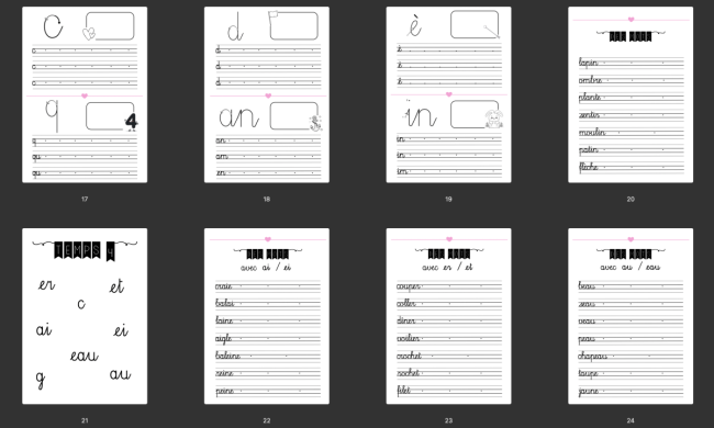 Dossier : écriture 