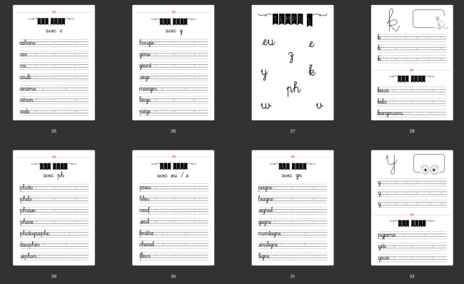 Dossier : écriture 