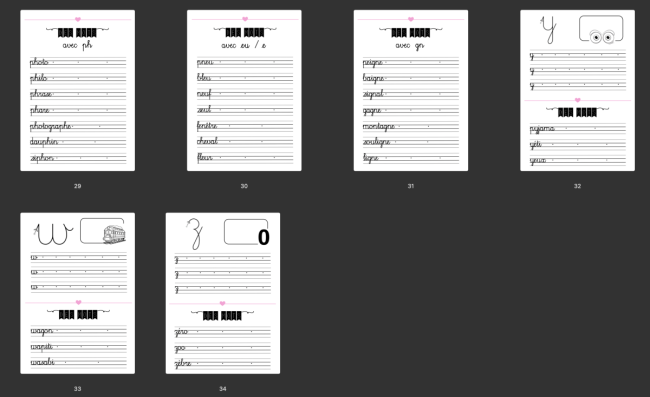 Dossier : écriture 