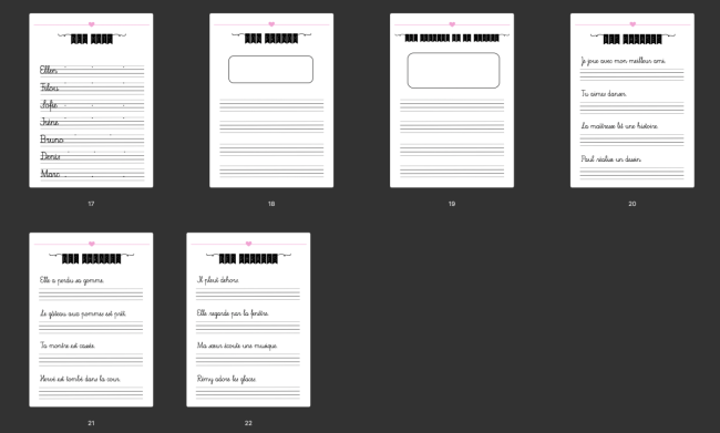 Dossier : Ecriture majuscule 