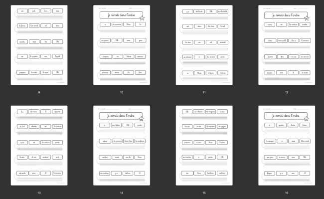 Remettre dans l'ordre - Nouvelle version