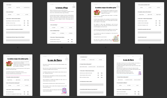 Dossier : Lecture compréhension TEMPS 4