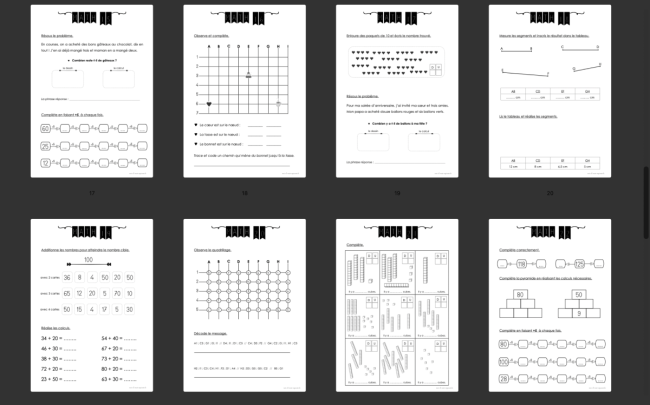 Devoirs : Math 4P 