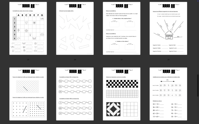 Devoirs : Math 4P 