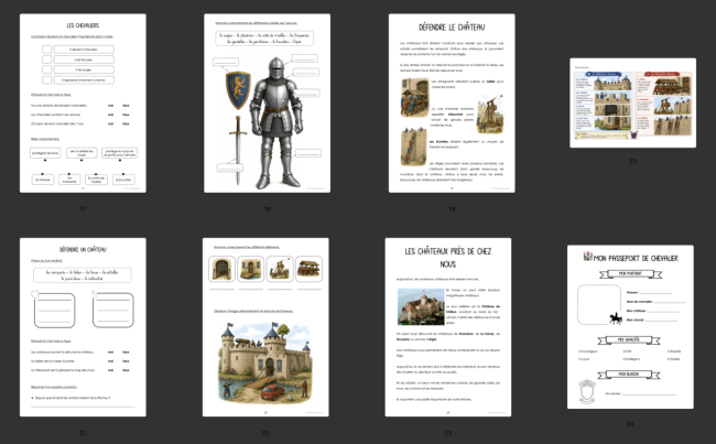 Dossier : Les châteaux forts 