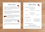 Compréhension de textes : Automne 