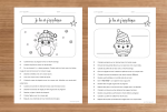 Compréhension de consignes : Hiver - Noël