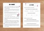 Compréhension de texte : Amour &amp; Amitié